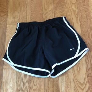 Girls’ Nike Black and White Shorts